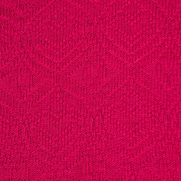 VINTAGE AMERICAN PRIDE Textured Heart Knit Mock Neck Sweater | L | Made In USA - Picture 9 of 12